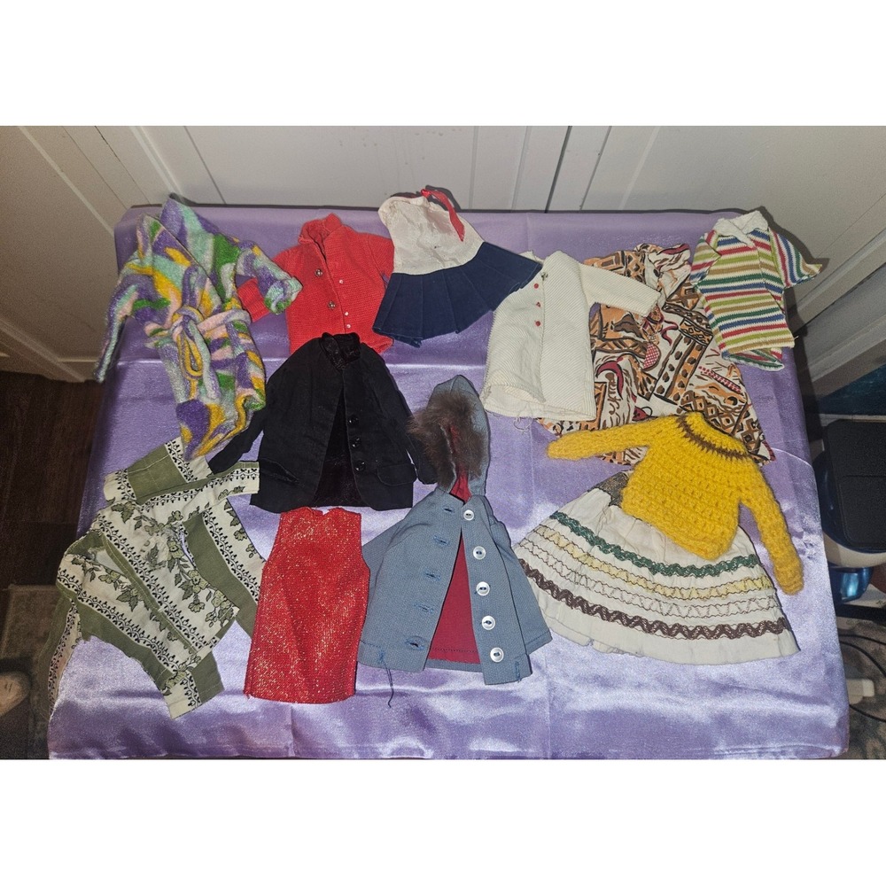 Vintage Barbie Doll Clothes Lot 1960s-90s Mod Retro Barbie & Handmade Outfits